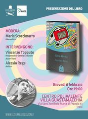 Trani, oggi a villa Guastamacchia la presentazione del libro di Alessio Rega 