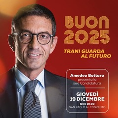 Trani 2020, Amedeo Bottaro sarà sostenuto da tredici liste: ufficiali le prime dieci, a breve le altre tre