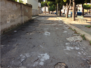 Trani, va in gara la direzione dei lavori per la riqualificazione della pinetina di via Andria