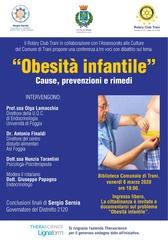 Obesità infantile, se ne parla venerdì in biblioteca con il Rotary club