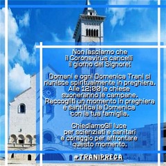 Trani religiosa, ecco gli orari delle sante messe di oggi in diretta Facebook