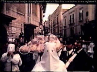Trani religiosa, la processione dei misteri del 1974