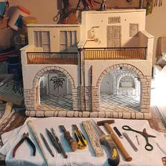 Costretto a casa per il Covid19, dà vita ad un piccolo capolavoro: via Supportico la conca dall'inventiva di Savino Liuzzi