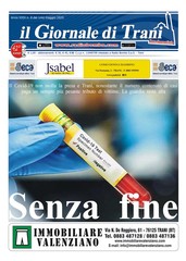 È in edicola il nuovo numero del Giornale di Trani: «Senza fine». Continua il prezzo promozionale di 1 euro