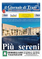 È in edicola il nuovo numero del Giornale di Trani: «Più sereni»