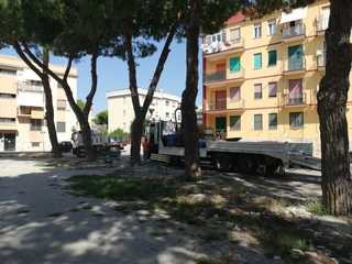 Rilancio delle periferie, questa mattina partiti i lavori di rifacimento di piazza Kolbe e piazza Stella. Bottaro: «Restituiamo queste zone alla città»