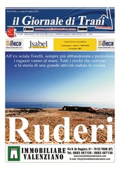 È in edicola il nuovo numero del Giornale di Trani: «Ruderi»