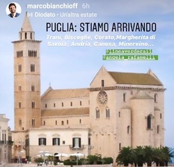 Linea verde estate, in arrivo una puntata dedicata alla Puglia e a Trani: da oggi iniziano le riprese