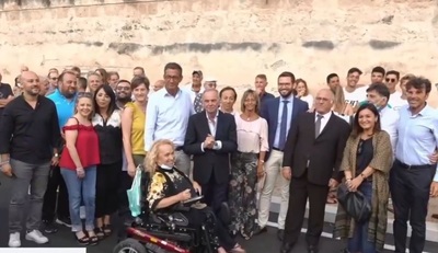 Riapre via Pozzo piano, ecco come rivedere la nostra diretta Facebook e riascoltare i commenti di amministrazione e residenti