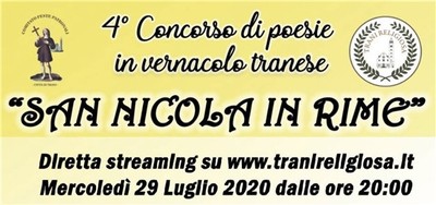 Concorso San Nicola in rime, questa sera la diretta streaming della premiazione