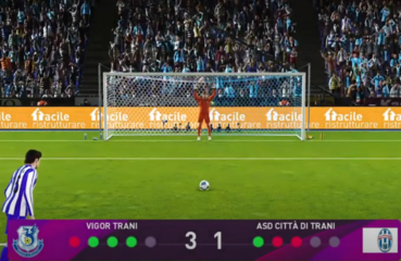 Derby in serie B tra Vigor e Asd Città di Trani? La simulazione di un gameplayer che fa sognare i tifosi