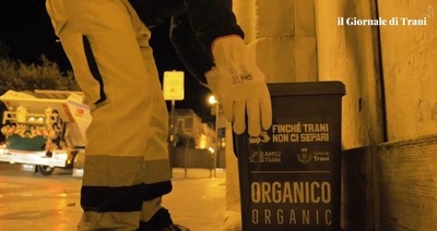 Differenziata in tutta Trani, doppia sfida per la città e Amiu. Nacci: «Ci confronteremo con un sistema di rifiuti nuovo», Bottaro: «Presto toglieremo i cassonetti dell'indifferenziato»