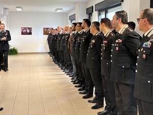 Carabinieri, saluto del Generale Mannucci Benincasa a Trani